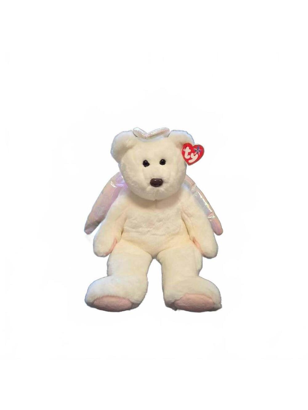 TY Beanie Buddies Halo the Angel Bear Plush